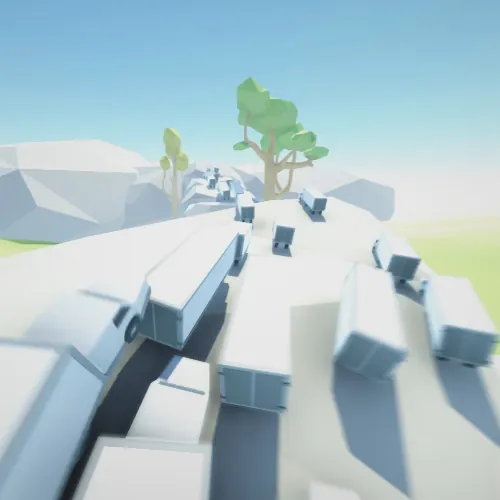 Cluster Rush - A fast-paced action game where you race to avoid obstacles while collecting clusters. - Gitlab Games