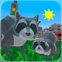 Raccoon Adventure City Simulator 3D - Only Games