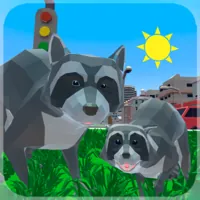 Raccoon Adventure City Simulator 3D - Only Games